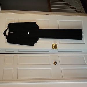 Ralph Lauren Women's Black Kimono Sleeve Evening Dress Size 16